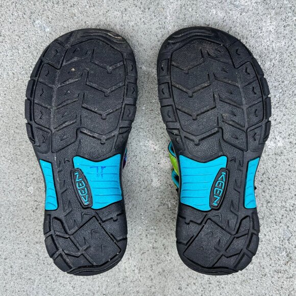 KEEN Rainbow Newport H2 Sandals Kids 5 US 37 EU Tie Dye Hiking Shoes Unisex - Picture 7 of 9